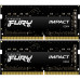 Память оперативная/ Kingston 16GB 2666MHz DDR4 CL15 SODIMM (Kit of 2) FURY Impact Память оперативная/ Kingston 16GB 2666MHz DDR4 CL15 SODIMM (Kit of 2) FURY Impact
