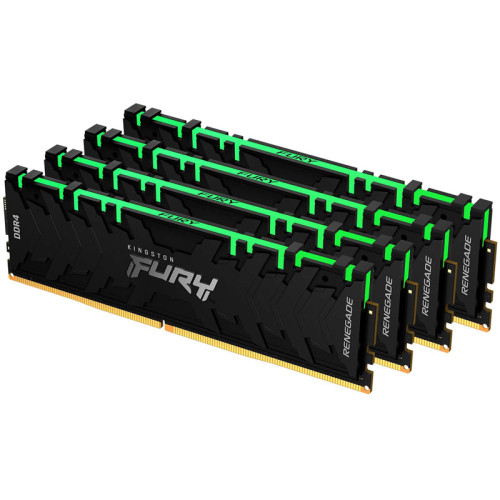 Память оперативная/ Kingston 32GB3200MHz DDR4 CL16DIMM (Kit of4)FURYRenegadeRGB Память оперативная/ Kingston 32GB3200MHz DDR4 CL16DIMM (Kit of4)FURYRenegadeRGB