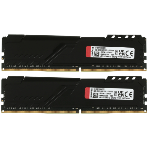 Память оперативная/ Kingston 32GB 3200MT/s DDR4 CL16 DIMM (Kit of 2) 1Gx8 FURY Beast Black (Select Regions ONLY) Память оперативная/ Kingston 32GB 3200MT/s DDR4 CL16 DIMM (Kit of 2) 1Gx8 FURY Beast Black (Select Regions ONLY)