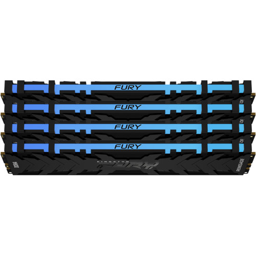 Память оперативная Kingston 32GB3600MHz DDR4 CL16DIMM (Kit of4)FURYRenegadeRGB