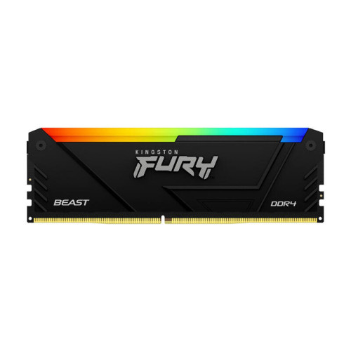 Память оперативная/ Kingston 32GB 3733MT/s DDR4 CL19 DIMM (Kit of 2) 1Gx8 FURY Beast RGB Память оперативная/ Kingston 32GB 3733MT/s DDR4 CL19 DIMM (Kit of 2) 1Gx8 FURY Beast RGB