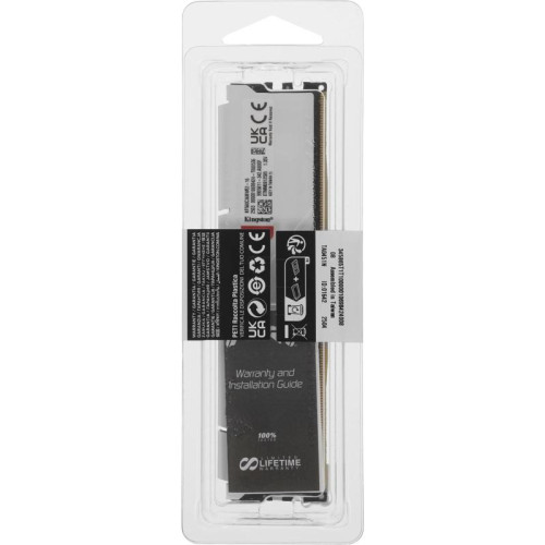 Память DDR5 16GB 6000MHz Kingston KF560C36BWE2-16 Fury Beast White Expo RTL PC5-48000 CL36 DIMM 288-pin 1.35В dual rank с радиатором Ret