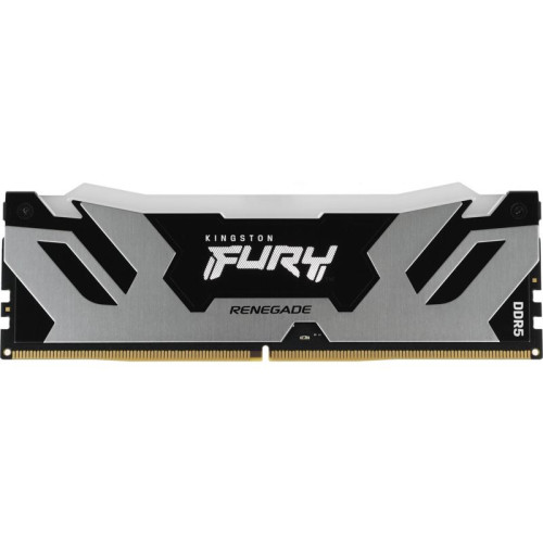 Оперативная память DDR5 24GB 7200MHz Kingston KF572C38RSA-24 Fury Renegade Silver/Black RGB RTL Gaming PC5-57600 CL38 DIMM 288-pin 1.45В single rank с радиатором Ret [KF572C38RSA-24]