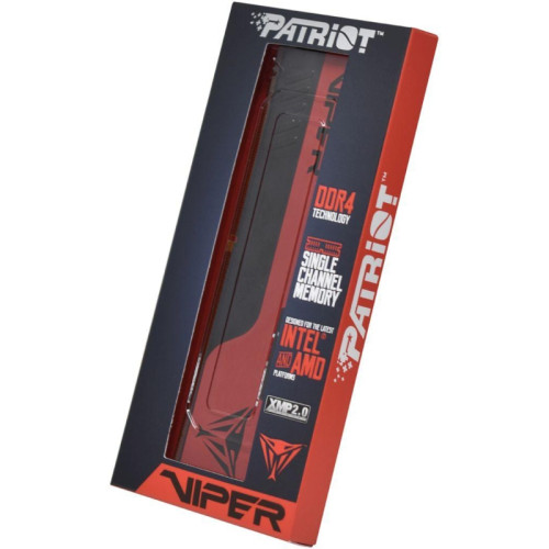 Оперативная память DDR4 32Gb 3200MHz Patriot PVE2432G320C8 Viper Elite II RTL Gaming PC4-25600 CL18 DIMM 288-pin 1.35В с радиатором Ret [PVE2432G320C8]