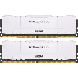 Память оперативная/ Crucial 16GB Kit (8GBx2) DDR4 3600MT/s CL16 Unbuffered DIMM 288 pin Ballistix White