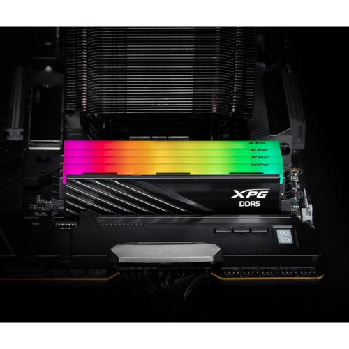 Память DDR5 2x16GB 6000MHz A-Data AX5U6000C3016G-DTLABRBK XPG Lancer RGB RTL PC5-48000 CL30 DIMM 288-pin 1.35В kit dual rank с радиатором Ret