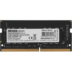 Оперативная память DDR4 4GB 3200MHz AMD R944G3206S1S-U R9 RTL PC4-25600 CL22 SO-DIMM 260-pin 1.2В Ret [R944G3206S1S-U]