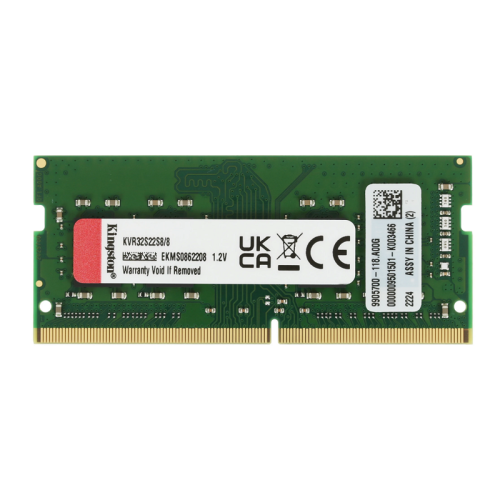 Память оперативная/ Kingston 8GB 3200MHz DDR4 SODIMM Non-ECC CL22 1Rx8 (Select Regions ONLY)