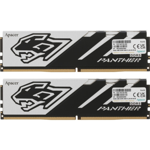Модуль памяти APACER DIMM DDR5-5600 32GB (16GBx2) AH5U32G56C5227BAA-2 Модуль памяти APACER DIMM DDR5-5600 32GB (16GBx2) AH5U32G56C5227BAA-2