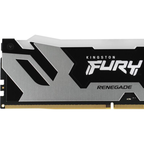 Оперативная память DDR5 24GB 7200MHz Kingston KF572C38RSA-24 Fury Renegade Silver/Black RGB RTL Gaming PC5-57600 CL38 DIMM 288-pin 1.45В single rank с радиатором Ret [KF572C38RSA-24]