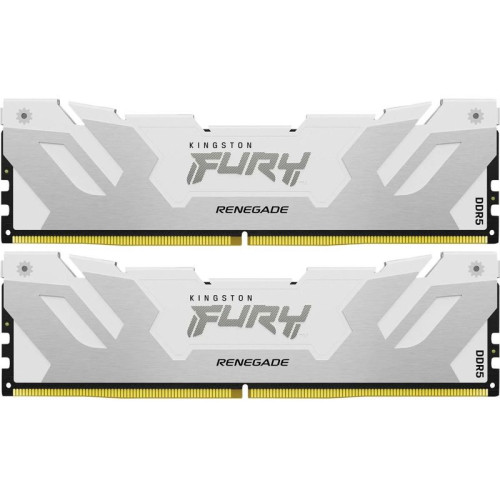 Память оперативная/ Kingston 32GB 6000MT/s DDR5 CL32 DIMM (Kit of 2) FURY Renegade White XMP