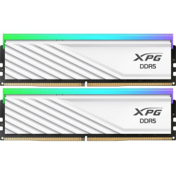 Память DDR5 2x16GB 6400MHz A-Data AX5U6400C3216G-DTLABRWH XPG Lancer RGB RTL PC5-51200 CL32 DIMM 288-pin 1.4В kit dual rank с радиатором Ret