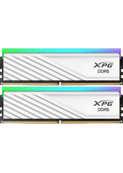 Память DDR5 2x16GB 6400MHz A-Data AX5U6400C3216G-DTLABRWH XPG Lancer RGB RTL PC5-51200 CL32 DIMM 288-pin 1.4В kit dual rank с радиатором Ret