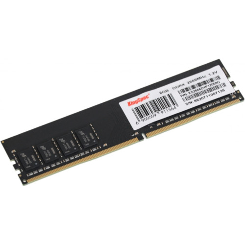 Оперативная память DDR4 8Gb 2666MHz Kingspec KS2666D4P12008G RTL PC4-21300 DIMM 288-pin 1.2В single rank Ret [KS2666D4P12008G]