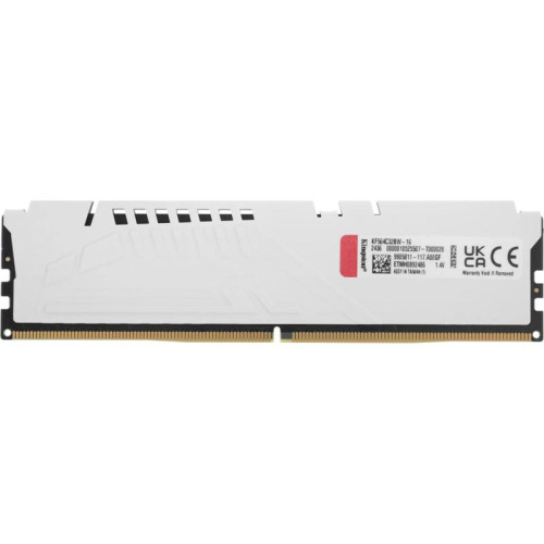 Оперативная память DDR5 16GB 6400MHz Kingston KF564C32BW-16 Fury Beast RTL Gaming PC5-51200 CL32 DIMM 288-pin 1.4В single rank с радиатором Ret