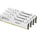 Память оперативная/ Kingston 64GB 6000MT/s DDR5 CL40 DIMM (Kit of 4) FURY Beast White XMP