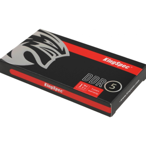 Оперативная память DDR5 16GB 4800MHz Kingspec KS4800D5N11016G RTL PC5-38400 CL40 SO-DIMM 288-pin 1.1В single rank Ret [KS4800D5N11016G]