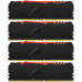 Память оперативная/ Kingston 32GB 2666MHz DDR4 CL16 DIMM (Kit of 4) FURY Beast RGB