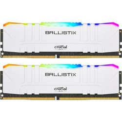 Память оперативная/ Crucial 32GB Kit (16GBx2) DDR4 3200MT/s CL16 Unbuffered DIMM 288 pin Ballistix White RGB