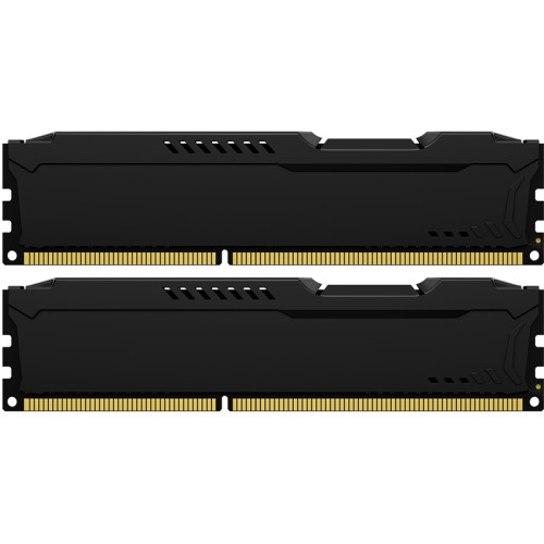 Память оперативная/ Kingston 16GB 1600MHz DDR3 CL10 DIMM(Kit of 2)FURYBeastBlack