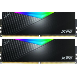 Память DDR5 2x16GB 6400MHz A-Data AX5U6400C3216G-DCLARBK XPG Lancer RGB RTL PC5-51200 CL32 DIMM 288-pin 1.4В kit dual rank с радиатором Ret