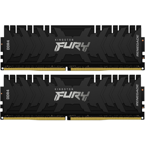 Память оперативная/ Kingston 32GB3200MHz DDR4 CL16DIMM (Kit of 2)1Gx8 FURYRenegadeBlack