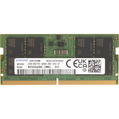 Память оперативная/ Samsung DDR5 SODIMM 32GB 5600 2Rx8, 1.1V