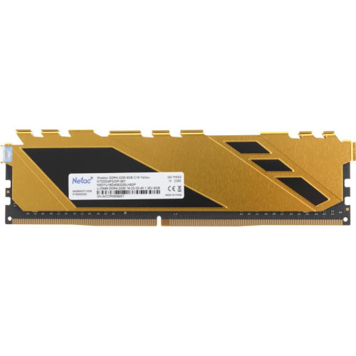Модуль памяти Netac DIMM 8GB DDR4-3200 NTSDD4P32SP-08Y