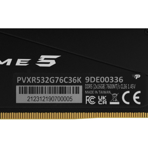 Оперативная память DDR5 2x16Gb 7600MHz Patriot PVXR532G76C36K Viper XTREME RGB RTL Gaming PC5-60800 CL36 DIMM 288-pin 1.45В с радиатором Ret [PVXR532G76C36K]