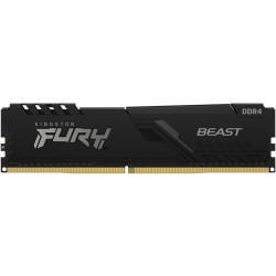 Память оперативная/ Kingston 8GB 3600MHz DDR4 CL17 DIMM FURY Beast Black