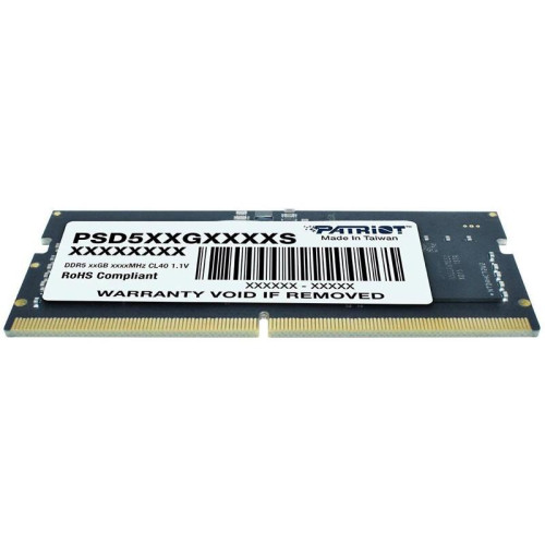Оперативная память DDR5 16GB 5600MHz Patriot PSD516G560081S Signature RTL PC5-44800 CL46 SO-DIMM 262-pin 1.1В single rank Ret [PSD516G560081S]