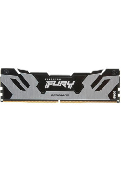 Память оперативная/ Kingston 16GB 6400MT/s DDR5 CL32 DIMM FURY Renegade Silver XMP
