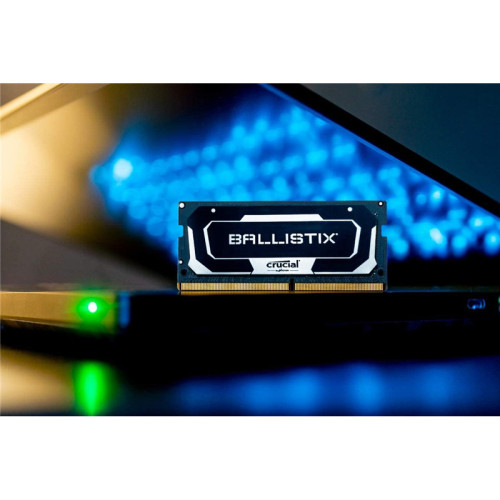 Память оперативная/ Crucial 16GB Kit (8GBx2) DDR4 3200MT/s CL16 Unbuffered SODIMM 260 pin Ballistix Black Память оперативная/ Crucial 16GB Kit (8GBx2) DDR4 3200MT/s CL16 Unbuffered SODIMM 260 pin Ballistix Black