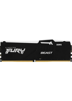 Память оперативная/ Kingston 8GB 5600MT/s DDR5 CL36 DIMM FURY Beast RGB EXPO
