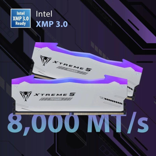 Оперативная память DDR5 2x24GB 6000MHz Patriot PVXR548G60C30KM Viper Xtreme 5 RGB RTL Gaming PC5-48000 CL30 DIMM 288-pin 1.35В с радиатором Ret [PVXR548G60C30KM]