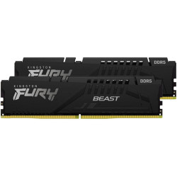 Память оперативная/ Kingston 16GB 5600MT/s DDR5 CL36 DIMM (Kit of 2) FURY Beast Black EXPO