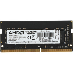 Оперативная память DDR4 8Gb 3200MHz AMD R948G3206S2S-U Radeon R9 Gamer Series RTL PC4-25600 CL22 SO-DIMM 260-pin 1.2В Ret [R948G3206S2S-U]