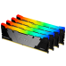 Память оперативная Kingston 128GB 3600MT/s DDR4 CL18 DIMM (Kit of 4) FURY Renegade RGB