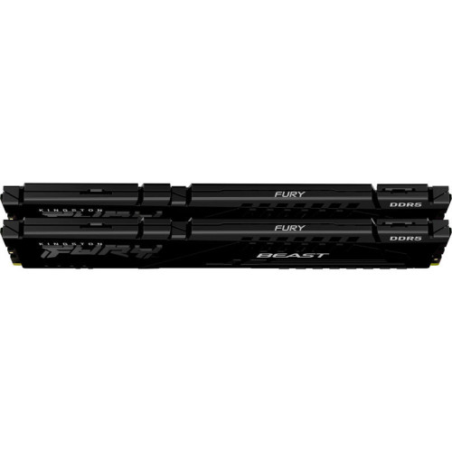 Память оперативная/ Kingston 64GB 6400MT/s DDR5 CL32 DIMM (Kit of 2) FURY Beast Black XMP