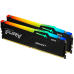 Память оперативная/ Kingston 32GB 5600MHz DDR5 CL40 DIMM (Kit of 2) FURY Beast RGB XMP