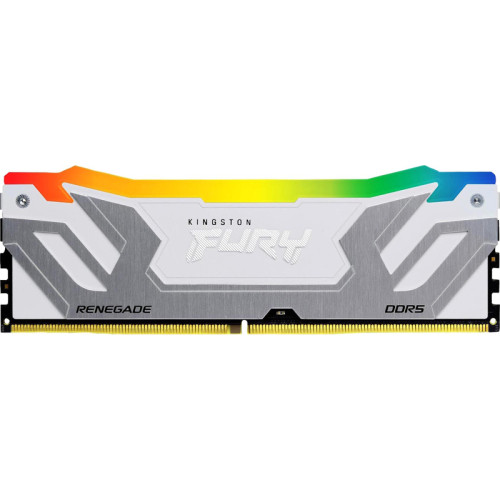 Память оперативная/ Kingston 48GB 8400MT/s DDR5 CL40 CUDIMM (Kit of 2) FURY Renegade RGB White XMP