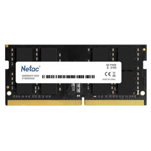 Оперативная память DDR4 4Gb 2666MHz Netac NTBSD4N26SP-04 Basic RTL PC4-21300 CL19 SO-DIMM 260-pin 1.2В single rank Ret [NTBSD4N26SP-04]