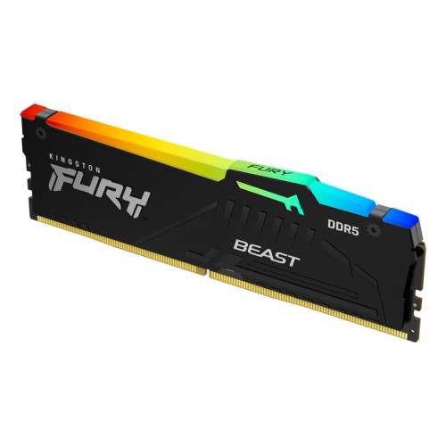Память оперативная/ Kingston 32GB 5600MHz DDR5 CL36 DIMM FURY Beast Black