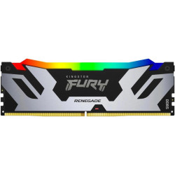 Оперативная память DDR5 24GB 7200MHz Kingston KF572C38RSA-24 Fury Renegade Silver/Black RGB RTL Gaming PC5-57600 CL38 DIMM 288-pin 1.45В single rank с радиатором Ret [KF572C38RSA-24]