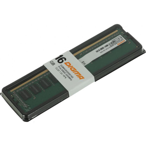 Оперативная память DDR4 16Gb 3200MHz Digma DGMAD43200016S RTL PC4-25600 CL22 DIMM 288-pin 1.2В single rank Ret [DGMAD43200016S]