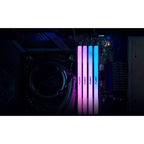 Память оперативная/ Kingston 32GB 8000MT/s DDR5 CL38 DIMM (Kit of 2) FURY Renegade RGB XMP