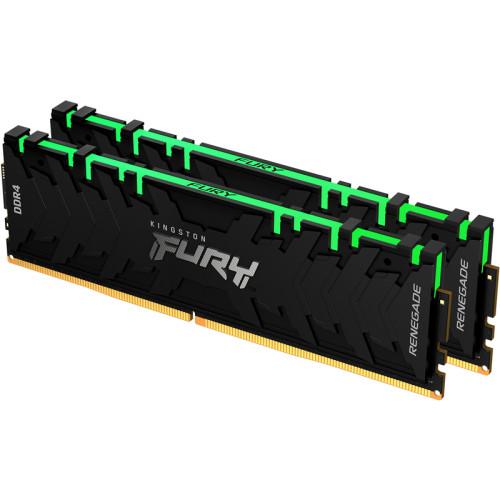 Память оперативная/ Kingston 16GB3600MHz DDR4 CL16DIMM (Kit of 2)FURYRenegadeRGB