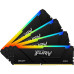 Память оперативная/ Kingston 32GB 3600MT/s DDR4 CL17 DIMM (Kit of 4) FURY Beast RGB