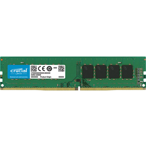 Память оперативная/ Crucial 8GB DDR4 2666 MT/s (PC4-21300) CL19 SR Unbuffered DIMM 288pin