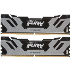 Память оперативная/ Kingston 32GB 6000MT/s DDR5 CL32 DIMM (Kit of 2) FURY Renegade Silver XMP